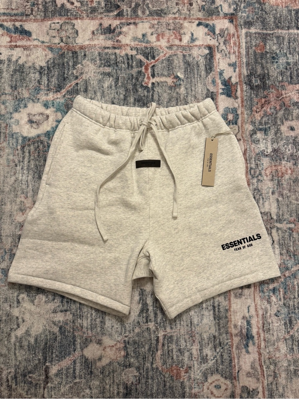 Fear of God ESSENTIALS Light Gray Men's Athletic Sweat Shorts